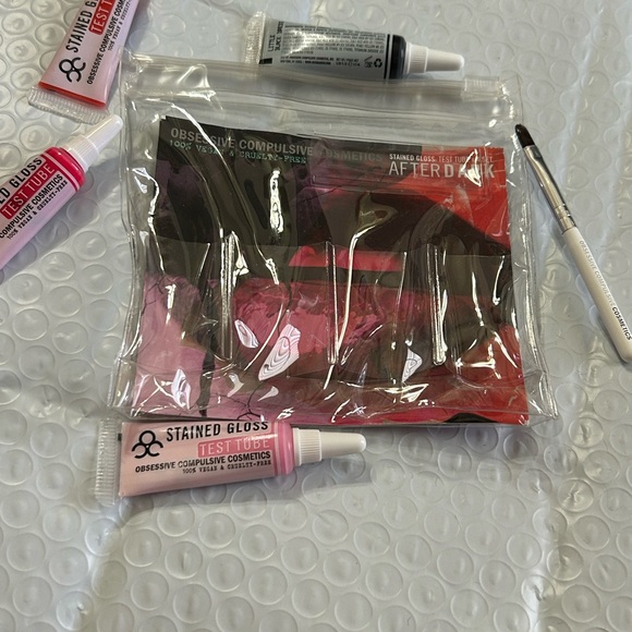 OCC Obsessive Compulsive Cosmetics Stained Lip Gloss Tubes After Dark + Brush - Picture 6 of 16